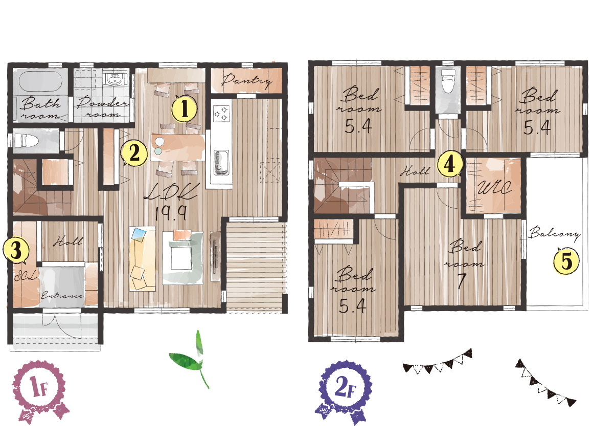 PLAN5　間取り図
