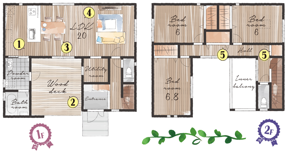 PLAN6　間取り図