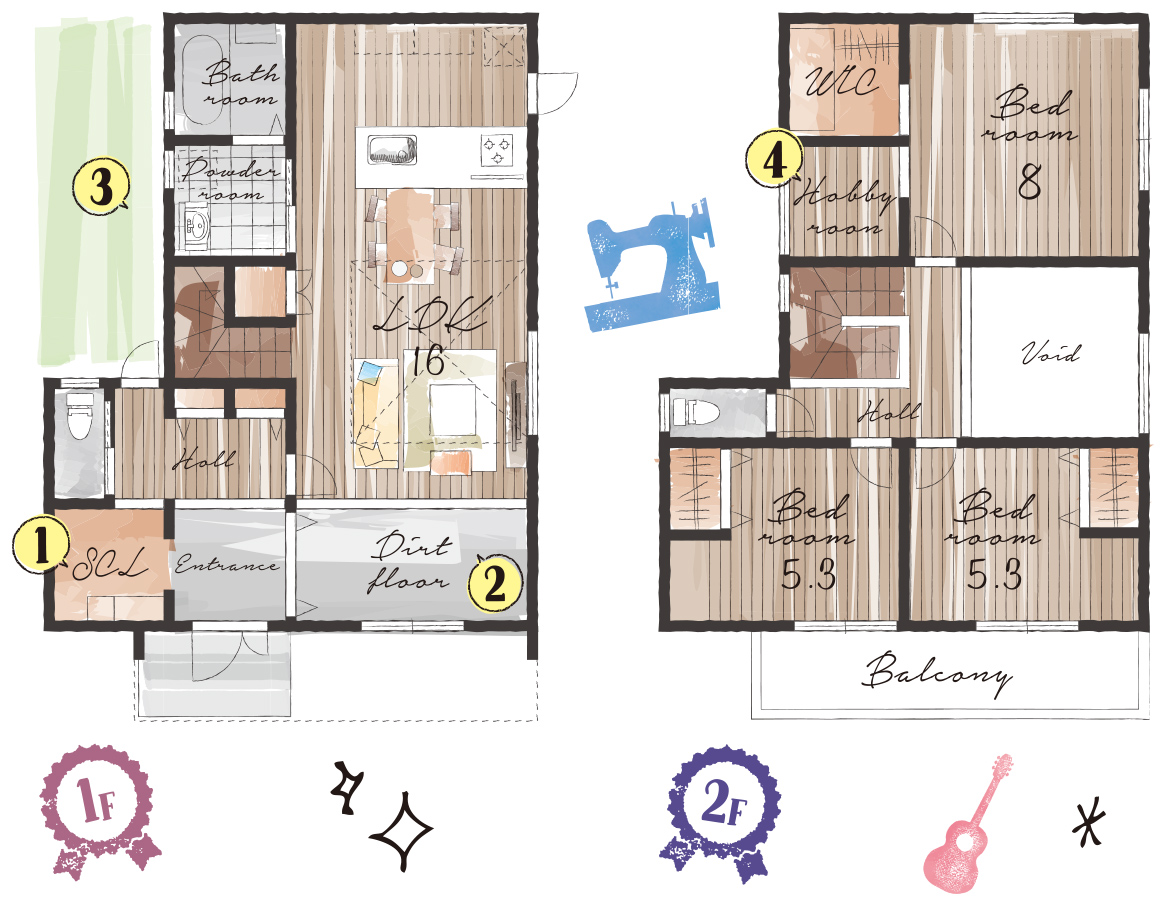PLAN8　間取り図